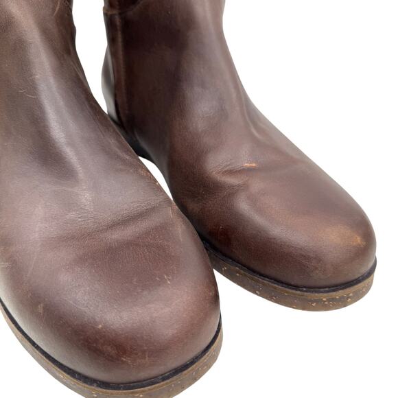 EMU Australia Shearling Leather Boot Armidale Tall Riding SZ 10 Women's Brown - Picture 7 of 15
